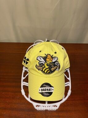 WU Tang The Swarm 1998 Headgear Classic Embroidered  Bee Logo Dad Hat Yellow O/S